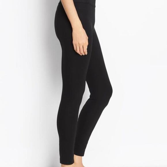 Vince Black Tech Ponte Stretch Leggings Minimalist Sleek Pull-On Pants Sz XS - Picture 12 of 12